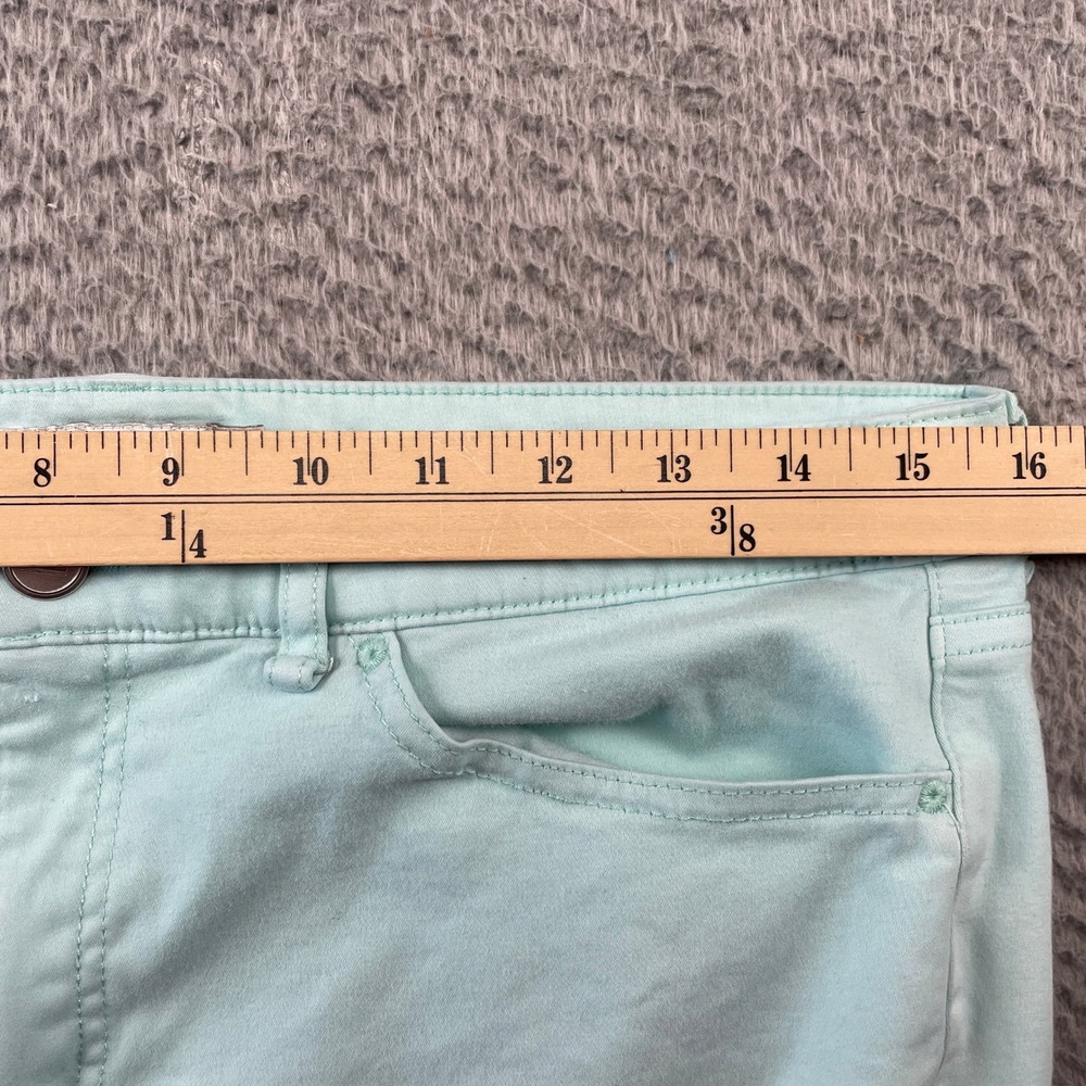 Peter Millar Pants Womens 10 Mint Green Sateen Five Pocket Slim Straight Chino - Picture 5 of 9